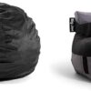 Large foam padded bean bag chair with removable cover