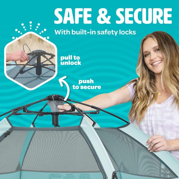 POP 'N GO Premium Indoor and Outdoor Baby Playpen - Play Yard - Sweet Mint
