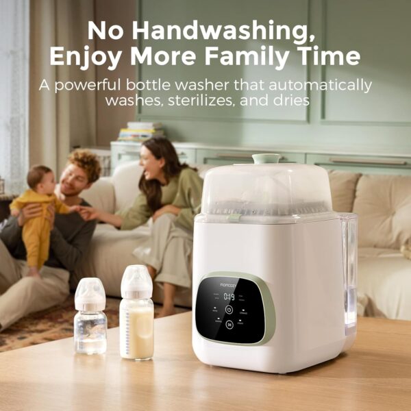 365fa1f5cf8d4c56a3aae14dbf1e78d5 Momcozy KleanPal Pro Baby Bottle Washer, Sterilizer & Dryer - All-in-One Cleaning Machine for Bottles, Pump Parts & Baby Essentials