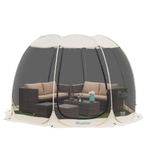Screen House Room Camping 12x12 Ecru Instant Canopy