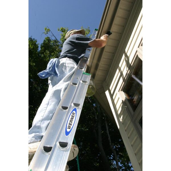 36d122836b0e415f93b171b3be76bef4 36 Ft. Type II Aluminum Extension Ladder ;