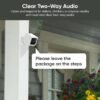 2 Pack Wyze Cam v3 with Color Night Vision, Wired 1080p HD Indoor/Outdoor Security Camera, 2-Way Audio