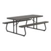 Lifetime 6 Foot Folding Picnic Table, Brown, 60105