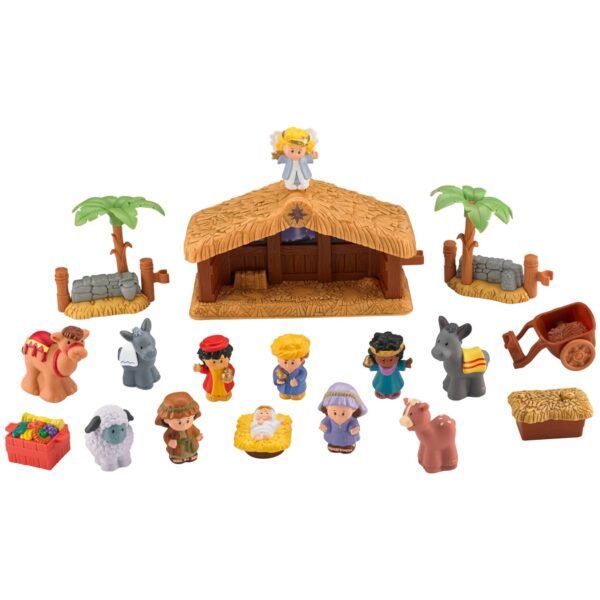 Little People Deluxe Christmas Story, Nativity Playset, Toddler Toys