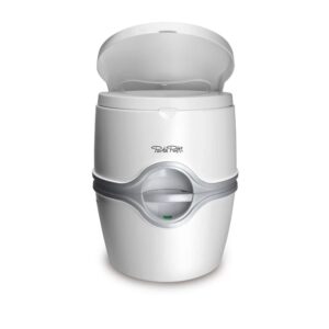 Thetford 565E Porta Potti Portable Battery Powered Flush Travel Toilet, White