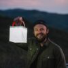 LuminAID 2-in-1 Solar Camping Lantern and Phone Charger - Inflatable LED Lamp for Camping, Hiking and Travel - Emergency Light for Power Outages, Hurricane, Survival Kits - As Seen on Shark Tank