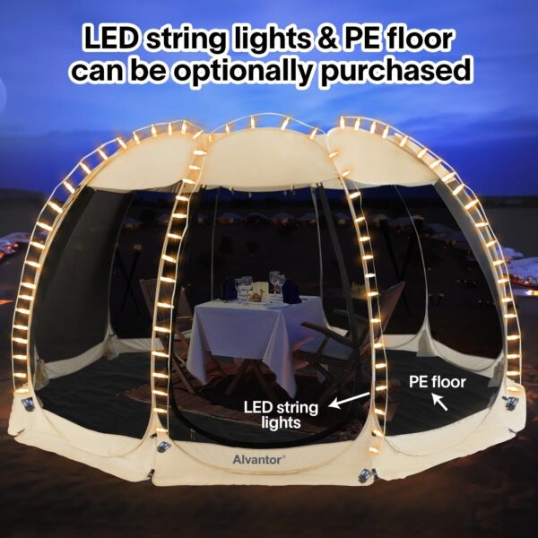 386aad88a1074678a80636eae3bdf26b Screen House Camping Instant 15x15 Canopy Beige