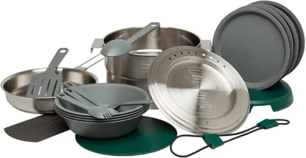 387e6e41178d49fba84f24f41624f7ce Stanley Base Camp Cook Set for 4 | 21 Pcs Nesting Cookware