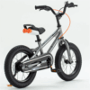 Royalbaby Freestyle 7 Kids Bike Toddlers 14 Inch Wheel Dual Handbrakes Bicycle Beginners Boys Girls Ages 3-5 Years, Kickstand and Water Bottle Included, Gray