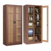AFAIF Glass Display Cabinet Curio Cabinet with Glass Door