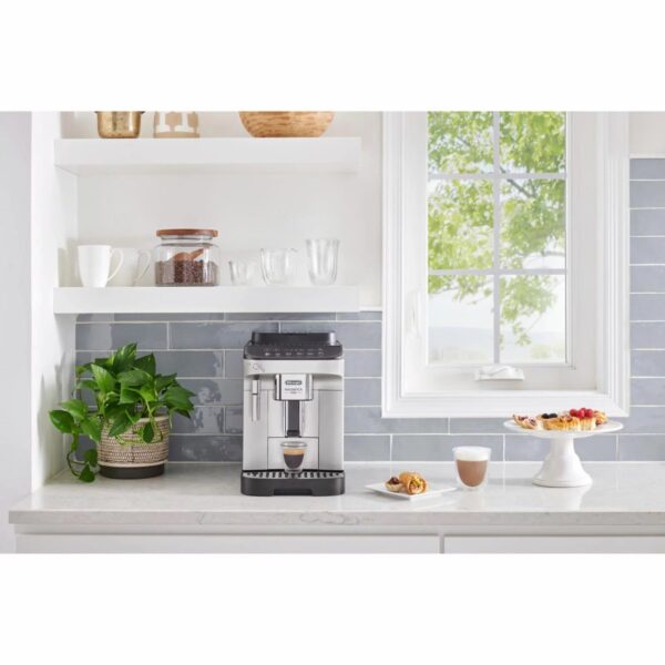 Restored Delonghi Magnifica Evo Espresso Machine, Silver - ECAM29034SB (Refurbished)
