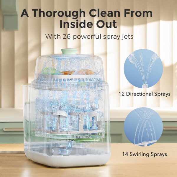 39452c0f7dff480eb0d374f015042279 Baby Bottle Washer, Sterilizer & Dryer - All-in-One Cleaning Machine for Bottles, Pump Parts & Baby Essentials - Time-Saving & Effortless Care