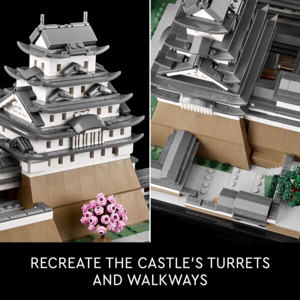 39e4b4cbd6d4477483b18cd14f8850e7 Architecture Landmarks Collection: Castle 21060 Building Set, Build & Display this Collectible Model for Adults, Fun Gift for Lovers of Japan, Famous Japanese Buildings, History and Travel