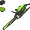 40V 16" Brushless Cordless Chainsaw, 4.0Ah Battery and Charger Included