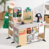 Melissa & Doug Fresh Mart Grocery Store Play Food and Role Play Companion Set