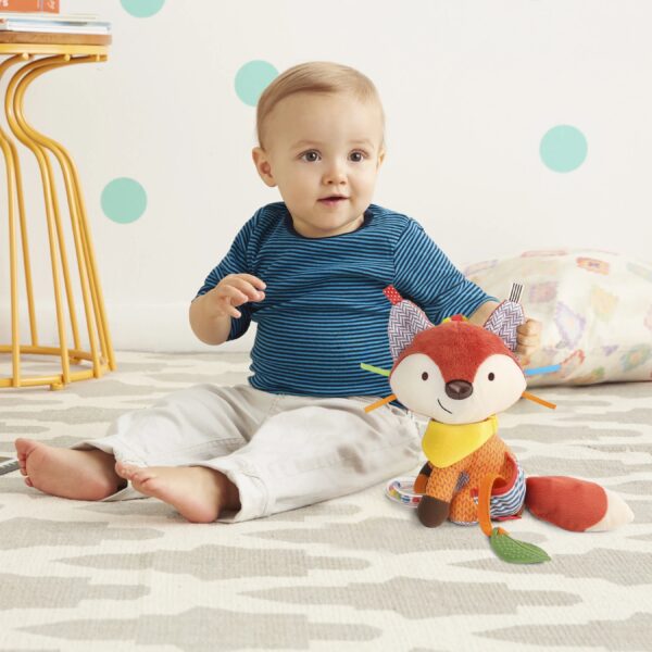 Skip Hop Bandana Buddies Fox Baby Stroller Multi-Sensory Activity Toy