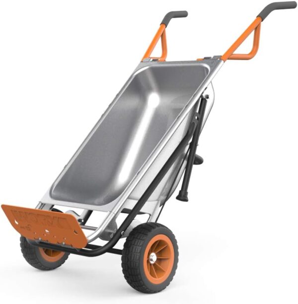 3b619686f639433380d77ec31002cfa6 WG050 8-in-1 Aerocart Garden Cart/Wheelbarrow Heavy Duty/Dolly