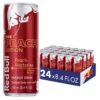Red Bull Peach Edition Energy Drink, Peach Nectarine, with 80mg Caffeine plus Taurine & B Vitamins, 8.4 Fl Oz, 6 Packs of 4 Cans (Pack of 24)