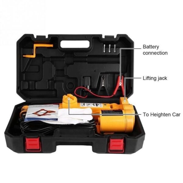 3b9b4ed5e7474c2e91439653d880d1d9 3Ton 12V DC Automotive Car Electric Jack Lifting SUV Van Garage and Emergency Equipment