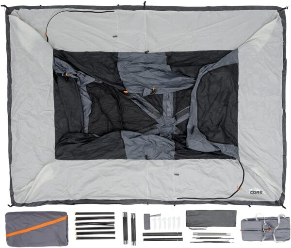 3b9cbfef87d14926a05895bd599710bf Straight Wall Cabin Tents | 10 Person / 11 Person / 12 Person Large Multi Room Family Tents for Car Camping & Outdoor Adventures