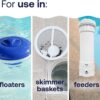 Bestway Oval Above Ground Pool Set (10' x 6'7" x 33")| Includes Filter Pump & ChemConnect Dispenser