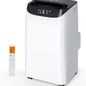 14000 BTU Portable Air Conditioners with Remote Control, 3-in-1 Free Standing Cooling AC Unit with Fan & Dehumidifier, Cools Room up to 700 sq.ft, Smart/Sleep Mode,3 Speed,Auto Swing,24H Timer