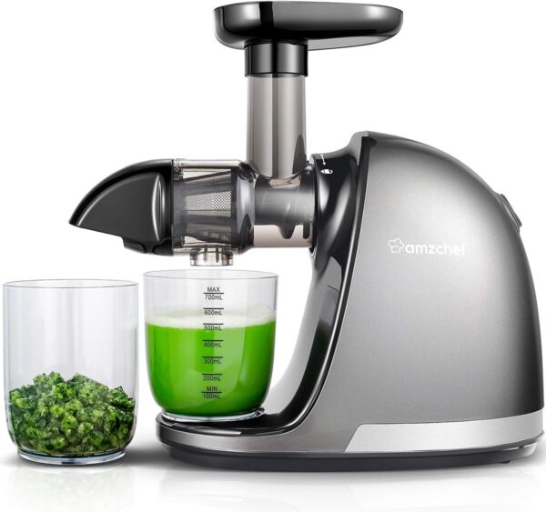 3c825687b1fe4d86bb1abd3ca34c9836 Masticating Juicer Machines, AMZCHEF Slow Cold Press Juicer with Reverse Function