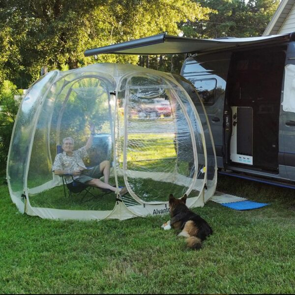 3d0ece11aab248a3851a78d2f91625bc Bubble Tent Pop Up Gazebo, 8-10 Person Igloo Dome Garden Patio Canopy Shelter