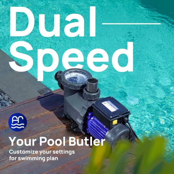 3d7d2803f4fd424e956f9480f6e82609 AQUASTRONG In/Above Ground Pool Pump, High Flow (with Timer, 2HP, 8917 GPH, 220V)