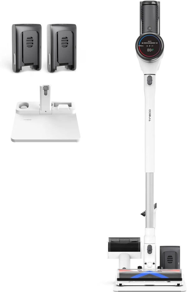 3db3d77175f1450cb3cc8b12cc226378 Cordless Vacuum Cleaner, Smart Stick Handheld Vacuum Strong Suction & Lightweight, Cordless Handheld Vacuum Deep Clean Hair, Hard Floor, Carpet, Car (Pure ONE S11 Grey)