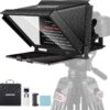 Neewer X12 Aluminum Alloy Teleprompter for iPad Tablet Smartphone DSLR Cameras with Remote Control