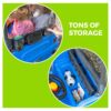 Step2 Side-by-Side Push Around SUV Blue Two-Seater Stroller Push Car for Toddlers