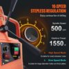 Mag Drill Press, 1550W 2" Boring Diameter, 2922lbf Power Magnetic Drill, 500 PRM, 10-Speed, Electric Drilling Machine for Metal Surface, Industrial and Home Improvement