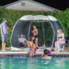 Screen House Camping Instant 12x12 Canopy Beige