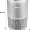 Air Purifier for Home Allergies Pets Hair in Bedroom & Standing Fan for Bedroom, 82ft CirculAir 120° Oscillating Fan
