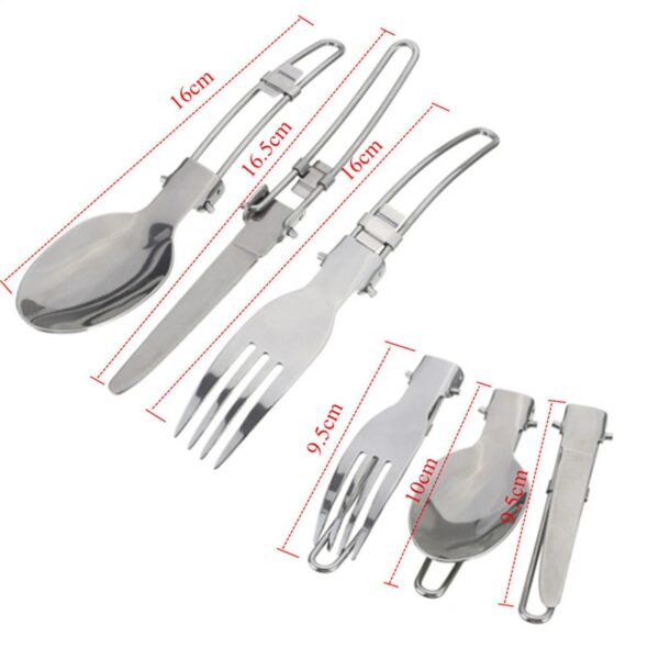 3f53d08778db4aa280ed969ac6d1b9ee 5PC Picnic Set Outdoor Portable Camping Pot 1-2 People Picnic Barbecue Tableware Pot