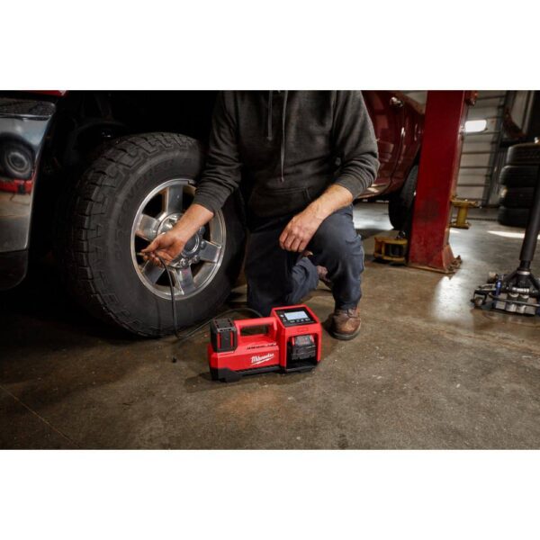 40a53548b8fe4f56bb47057126b86dfa 2848-20 M18 18-Volt Lithium-Ion Cordless Inflator (Tool-Only)