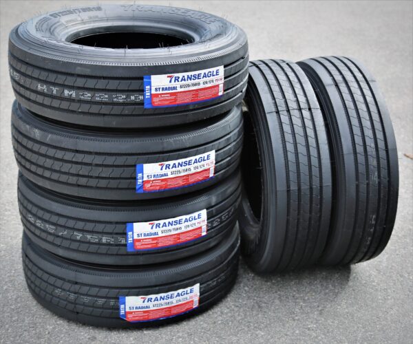 4185fff872b74830bd1c0d4aab25c7f0 Transeagle All Steel STR Trailer Tire - ST225/75R15 124L LRG 14PLY
