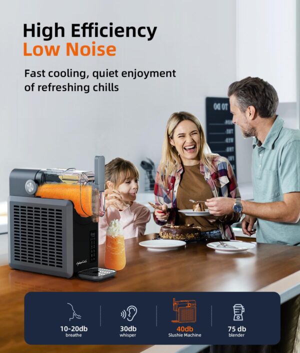 418a42a527e14907a1d3199b4cfb14fb 24-Hour Delay Start&Cold Retention, 68 oz Slushy Machine with Self-Cleaning Function, Frozen Drink Maker with 5 Preset Programs,Frozen Margaritas, Frappés, and More