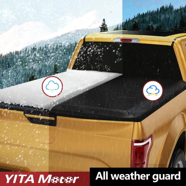 41a48366e2da47d1842cc2cfd13543f4 YITAMOTOR Soft Tri-fold Truck Bed Tonneau Cover
