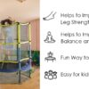 Machrus Upper Bounce 55" Kiddy Trampoline & Enclosure Set - Easy Assembly