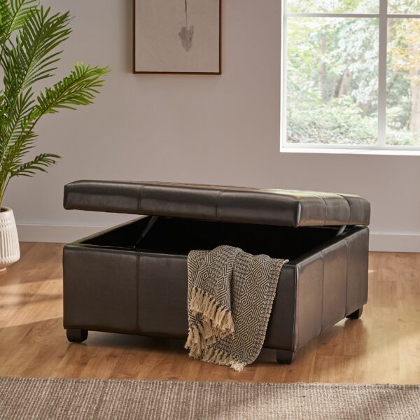 42ac5ae52ff546179805831b461b8aaa Carlyle Leather Storage Ottoman Coffee Table