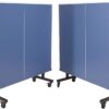 JOOLA Inside Professional MDF Indoor Ping Pong Table with Quick Clamp Table Tennis Net and Post Set - 10 Minute Easy Assembly - Tournament Quality - Foldable with Single Player Playback Mode