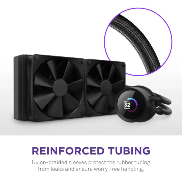 42f5970b8bed4b41987069588902a651 NZXT Kraken 240mm AIO CPU Liquid Cooler with 2 Fans