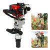 2 Stroke 32.6cc T Post Driver Gasoline Pile Driver Farm Fence Hammer Push Pile Kit Garden Piledriver Piling Machine