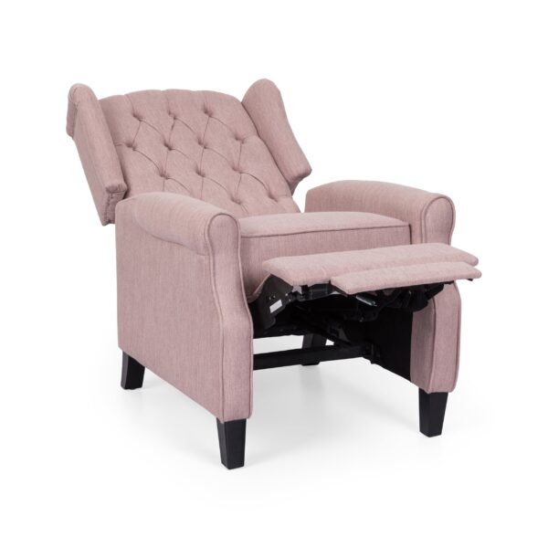 437dee060e324b7993a47eacd40bb006 Breyon Contemporary Tufted Fabric Push Back Recliner
