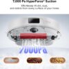 Qrevo Pro Robot Vacuum and Mop with FlexiArm Design Edge Mopping, Dynamic Hot Water Mop Washing and Auto Mop Drying, Intelligent Dirt Detection, 7,000 Pa Suction, Ideal for Carpets