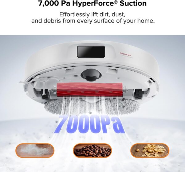 43e8a9013e804d8d9f3a546e07711355 Qrevo Pro Robot Vacuum and Mop with FlexiArm Design Edge Mopping, Dynamic Hot Water Mop Washing and Auto Mop Drying, Intelligent Dirt Detection, 7,000 Pa Suction, Ideal for Carpets