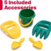 Step2 Naturally Playful Sand Table, Kids Sand Activity Sensory Table, 5 Piece Accessory Kit, Toddler Summer Outdoor Toys, 2+ Years Old