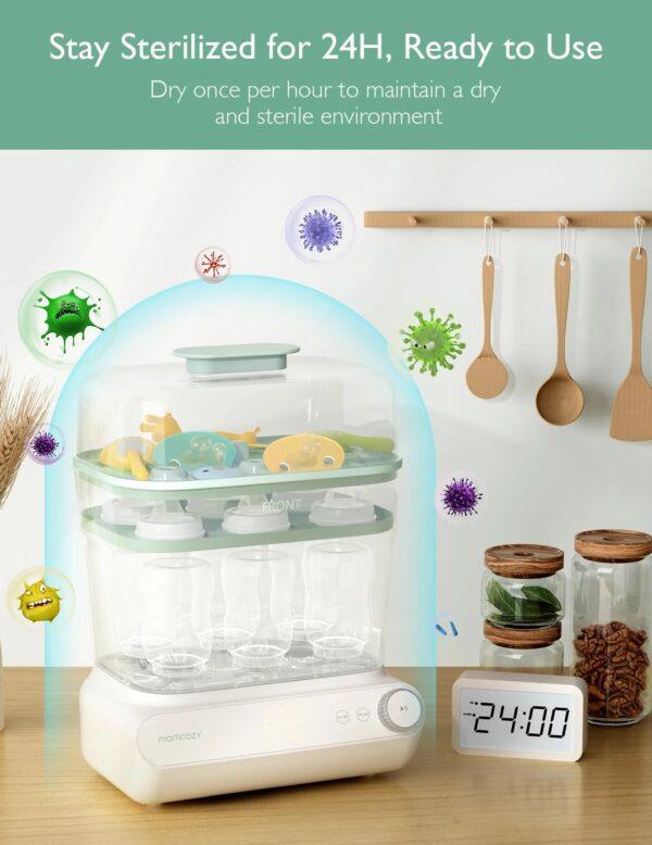 44286ce4e16e4f11b591316ccf843577 Momcozy 3 Layers Large Bottle Sterilizer and Dryer